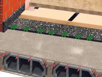 Sistema ChovACUSTIC para ruído  de impacto e vibração