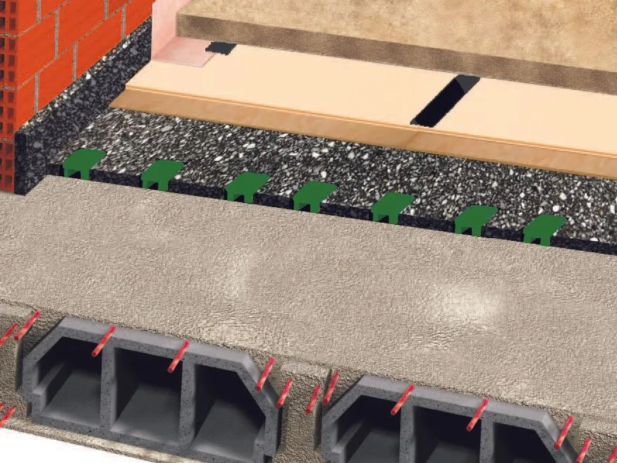 Sistema ChovACUSTIC para ruído de impacto e vibração