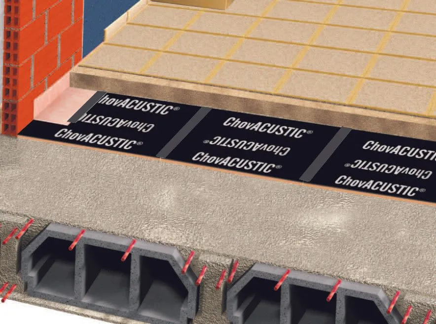 Sistema ChovACUSTIC para ruído de impacto e aéreo