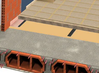 Sistema ChovACUSTIC PLUS para piso flutuante