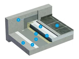 Sistema Cosmofin Transitável com Acabamento Cerâmico