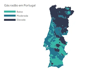 Radao mapa Portugal