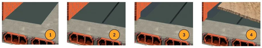 instalacion sistema ChovACUSTIC para piso flutuante com RT