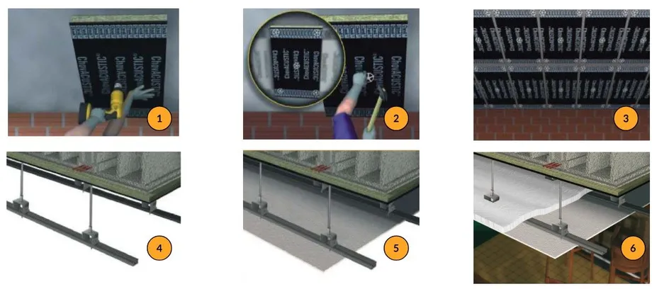 instalacion techo acustica 1